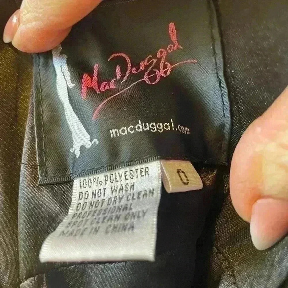 NEW MAC DUGGAL METALLIC JACQUARD ANTIQUE GOLD BALLGOWN sz 0 - Picture 13 of 16